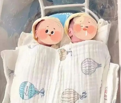 中国の双子 妹は兄より11日遅れて誕生