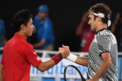 錦織、勝機見えるも惜敗 フェデラーは「あまりにも強すぎた」 