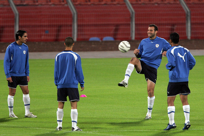 イスラエル代表 ホームでのロシア戦に向けて調整