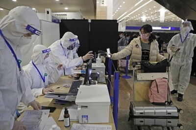 海外からの渡航者感染状況観察施設149か所 中国・北京