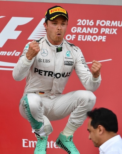 ロズベルグがF1初開催のバクーで優勝、ヨーロッパGP