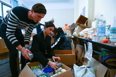 ファッションショーから支援活動へ 伊ミラノのウクライナ人モデル