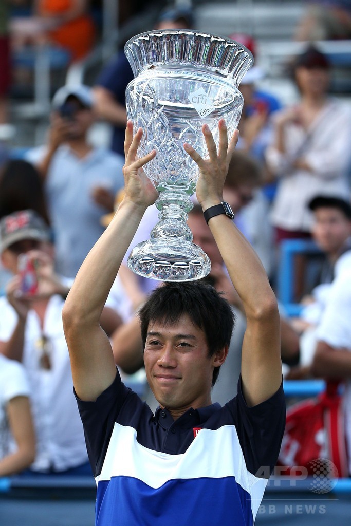 錦織がイズナーに雪辱、シティ・オープン制しツアー通算10勝目