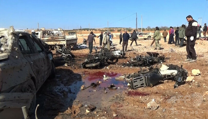 IS、アルバブ近郊で自爆攻撃 51人死亡 シリア北部