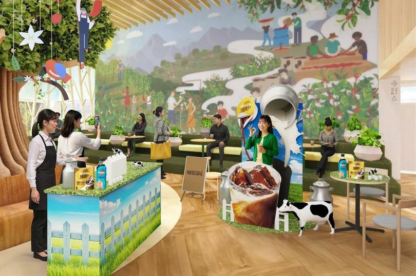 6月は牛乳月間、モゥ～～っとラテを楽しもう！「ネスカフェ×JA全農 アイスラテを楽しむご当地MILK STAND」5月29日（木）より約1か月間 「ネスカフェ 原宿」で開催