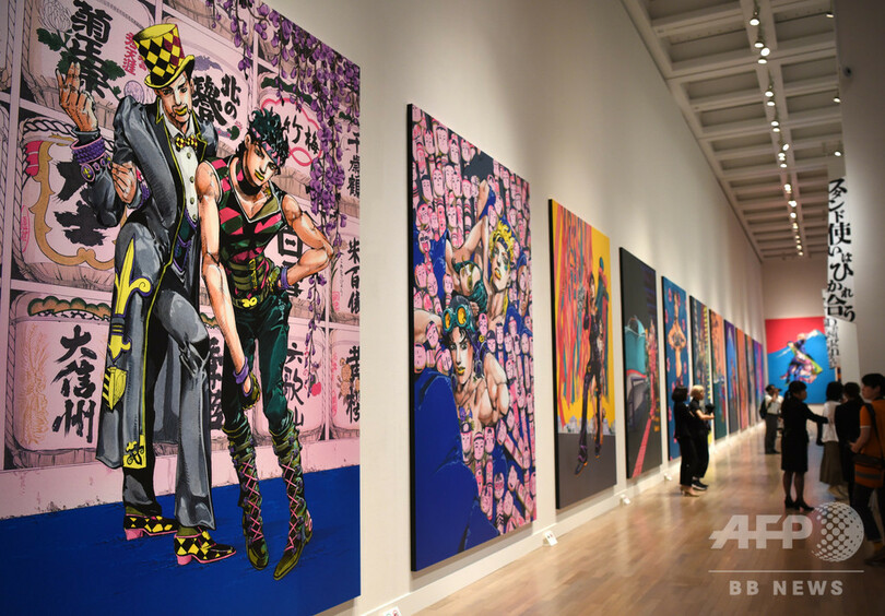 「やれやれだぜ」 誕生から30年 『ジョジョの奇妙な冒険』の原画展、国立新美術館で