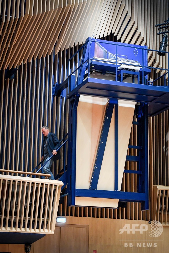 世界最大のグランドピアノ、音楽を新たな高みに ラトビア