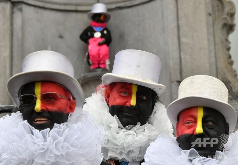 伝統の募金活動で 顔を黒塗り 批判受け国旗の色に変更 ベルギー 写真17枚 国際ニュース Afpbb News