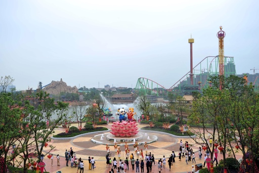 中国の新テーマパーク、関連施設にディズニーキャラ登場で弁明 写真10