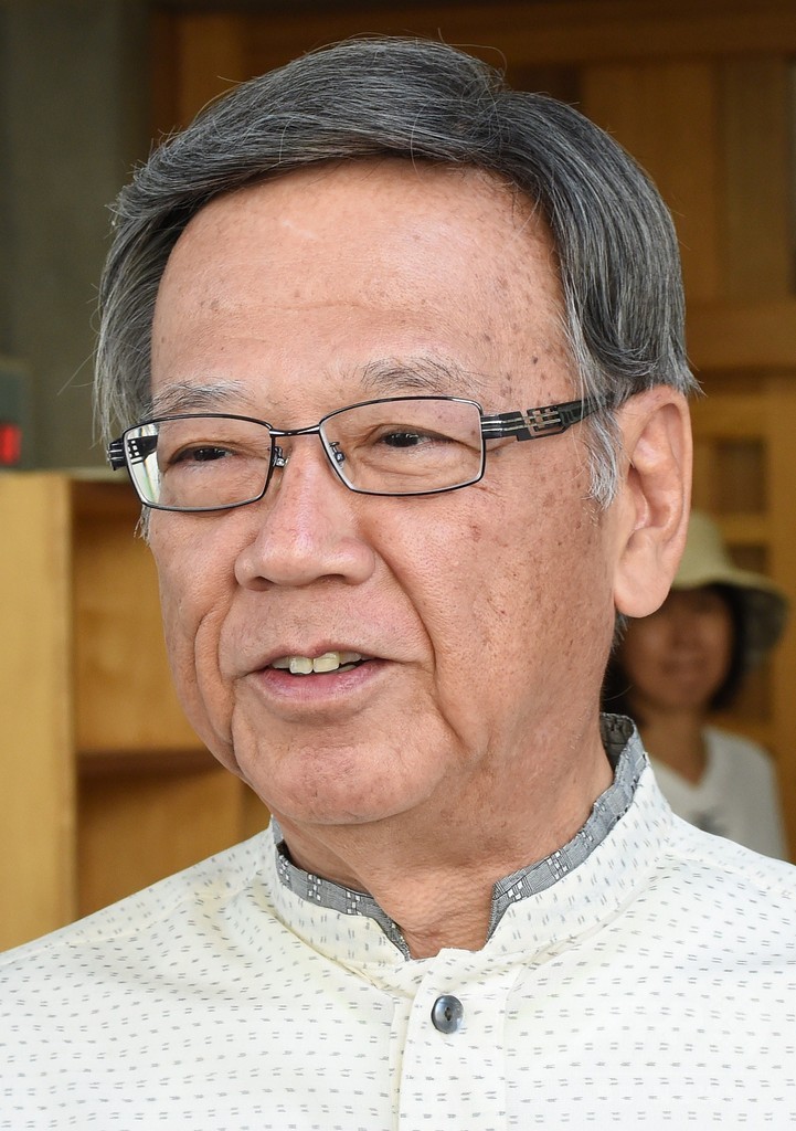 沖縄知事選、翁長氏が当選確実 沖縄知事選、翁長氏が当選確実