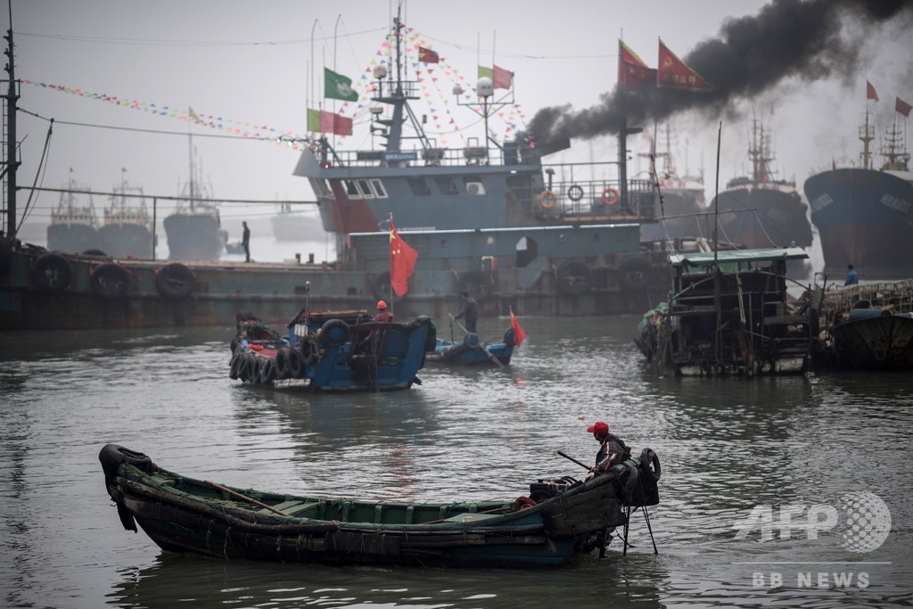 有害化学物質が海に流出、52人が体調不良 中国福建省 有害化学物質が海に流出、52人が体調不良 中国福建省