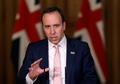 英ロンドンで記者会見するマット・ハンコック保健・社会福祉相（2020年12月23日撮影）。(c)Kirsty Wigglesworth / POOL / AFP