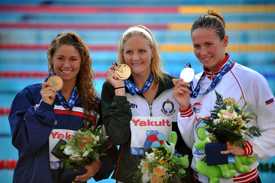 コベントリー 世界新で200メートル背泳ぎを制す、世界水泳