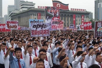 朝鮮戦争勃発から67年、北朝鮮が平壌で大規模集会