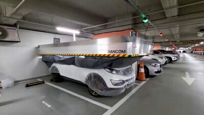 電気自動車火災を1分以内に鎮火…韓国企業、金浦空港に無人消火システムを商用化