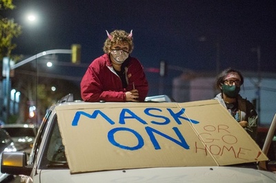 10分に1人がコロナ死 米LA郡、大みそか夜のステイホーム呼び掛け