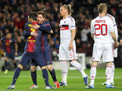 アッレグリ監督、FCバルセロナ倒せるのは「完璧な」ミランだけ