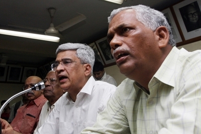 インド左派連合、連立政権から離脱