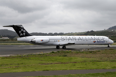 スパンエア機事故、機長が離陸前に吸気口の異常を報告