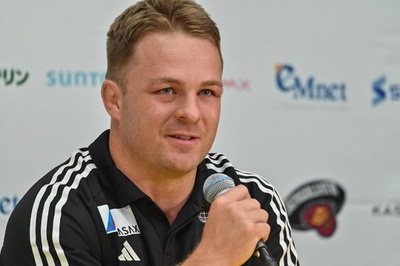 東京SG加入のNZ主将ケイン 日本で「進化」目指す