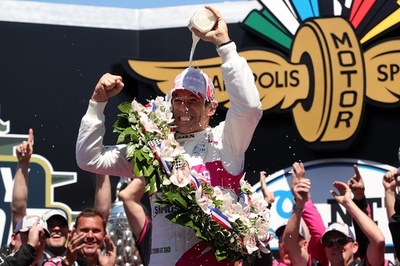 カストロネベスがインディ500史上4人目の通算4勝目 佐藤14位