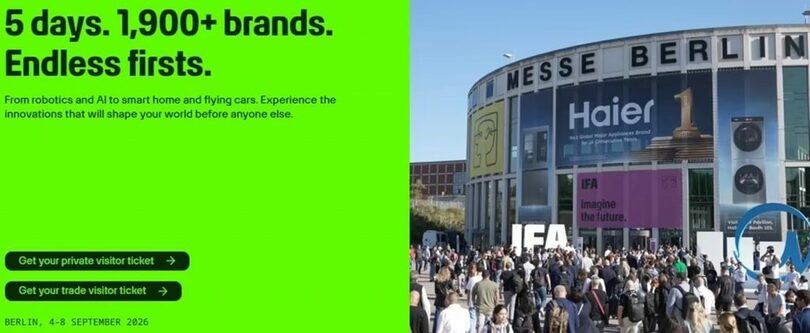 欧州最大級の家電・IT見本市「IFA 2026」が9月4～8日、ドイツ・ベルリンで開催される(c)news1