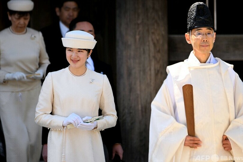 愛子さま、明治神宮を参拝 昭憲皇太后没後110年で