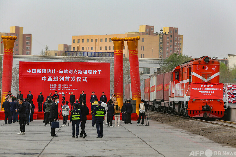中国と欧州を結ぶ国際定期貨物列車、今年運行本数1万本を突破 写真1枚 国際ニュース：AFPBB News
