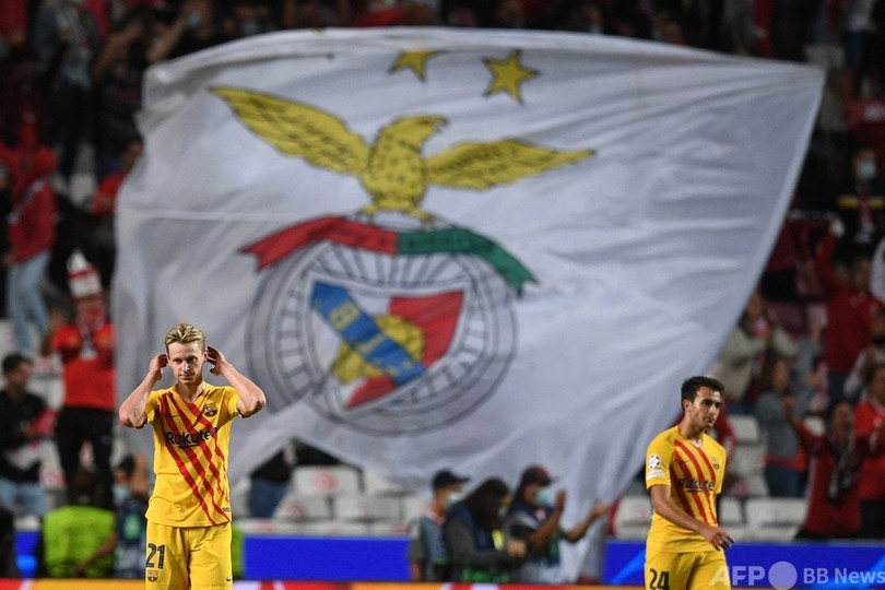 バルサがベンフィカに完敗、2戦連続完封負けで窮地に 欧州CL