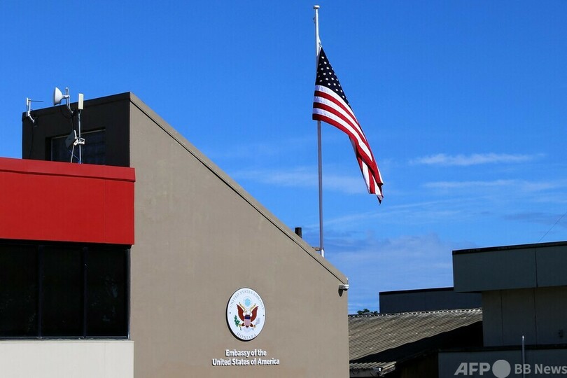 ソロモン諸島の米大使館、30年ぶりに再開 中国に対抗