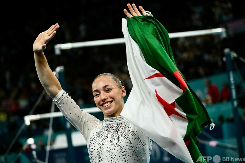 アフリカ初の体操金 アルジェリアの17歳ヌムール パリ五輪