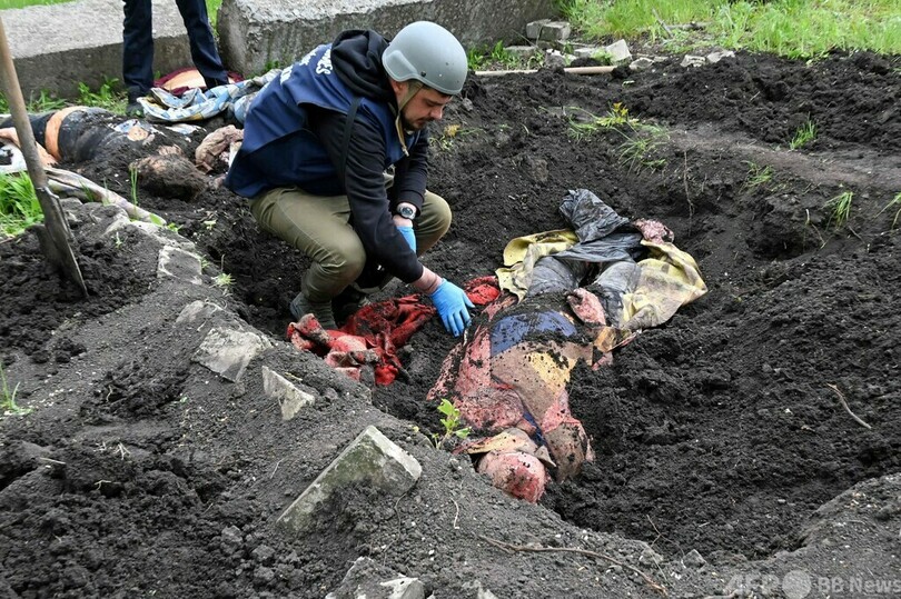 ロシア軍、ウクライナ東部の村で戦争犯罪か 目撃者が証言