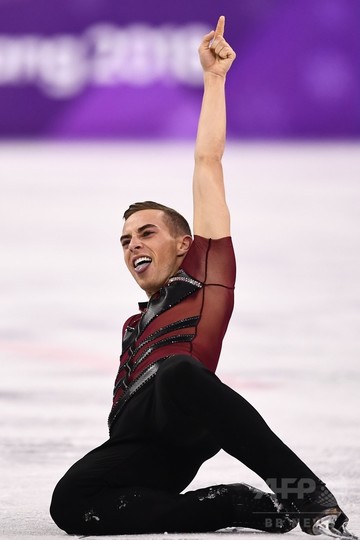 フィギュア男子spで7位のリッポン 平昌五輪 写真18枚 国際ニュース Afpbb News