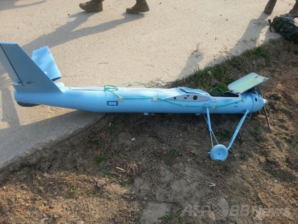 韓国の「墜落無人機」、実はトイレの扉 韓国の「墜落無人機」、実はトイレの扉