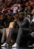 12-13NBAは30日、各地で開幕戦が行われ、ファイナル王者のマイアミ・ヒート（Miami Heat）は120-107でボストン・セルティックス（Boston Celtics）に勝利した。

試合観戦に訪れたロンドン五輪陸上男子100メートル、200メートル金メダリストのウサイン・ボルト（Usain Bolt、2012年10月30日撮影）。(c)AFP/Getty Images/Chris Trotman