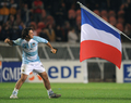 試合を終え勝利を喜ぶアルゼンチンの主将アグスティン・ピチョット（%%Agustin Pichot%%）。(c)AFP/MARTIN BUREAU