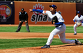 5回を投げ1安打1失点3奪三振を記録したドジャースの先発朴賛浩（%%Chan Ho Park%%、パク・チャンホ）。(c)AFP/Getty Images/Frederic J. BROWN