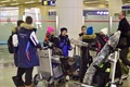 北朝鮮・平壌の国際空港に到着したロシア人団体旅行客（2024年2月9日撮影）。(c)KIM Won Jin / AFP