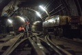英ロンドン地下を走る郵便鉄道のトンネル（2016年2月4日撮影）。(c)AFP/CHRIS RATCLIFFE