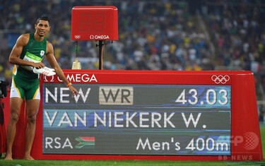 バンニーキルクが男子400mで金、世界記録破られたジョンソン氏「完敗だ