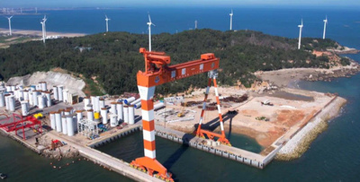 単一設備容量アジア最大の風力発電プロジェクトが着工 中国