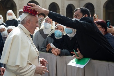 ローマ教皇、半年ぶりに対面で一般謁見 喜び語る
