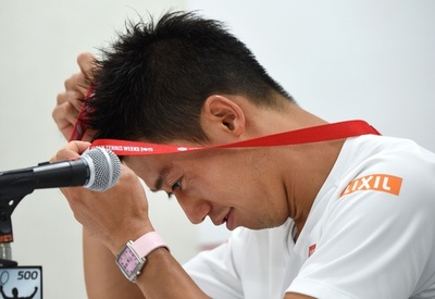 錦織、新鋭コリッチに苦しめられるも1回戦突破 ジャパンオープン