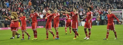 バイエルン快勝、リーグ戦連続無敗記録を30年ぶりに更新