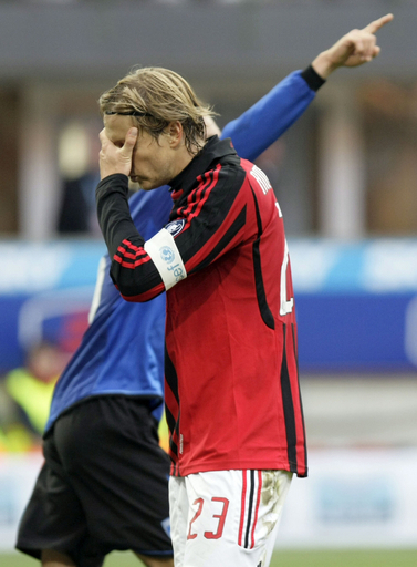 ACミラン ホームでエンポリに敗れる