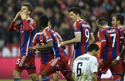 バイエルン、シャフタールに大勝で8強入り 欧州CL