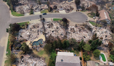 【写真特集】上空から見た「カー火災」 米カリフォルニア