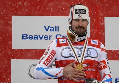 グランジェが2度目の男子回転制覇、アルペンスキー世界選手権