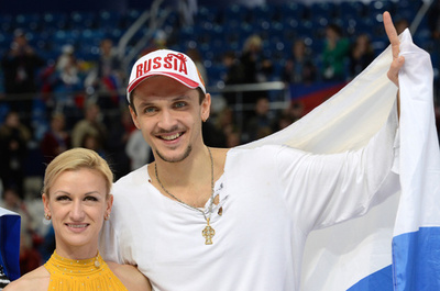ロシア勢がフィギュアペアで金銀独占、ソチ五輪