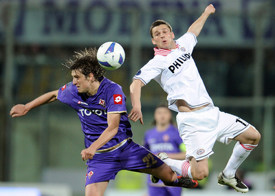 フィオレンティーナ ホームでPSVと引き分ける